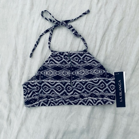 La Blanca Swim La Blanca High Neck Bikini Top Poshmark